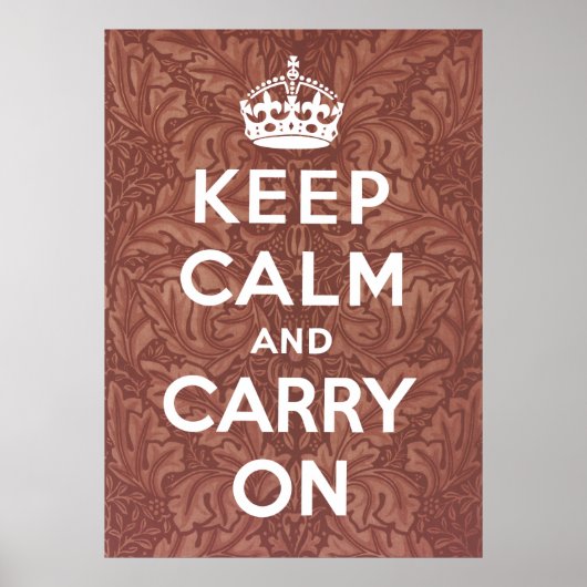 Keep Calm and Carry On ポスター (正面)