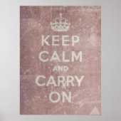 Keep Calm and Carry On ポスター (正面)