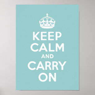 Keep Calm and Carry On ポスター