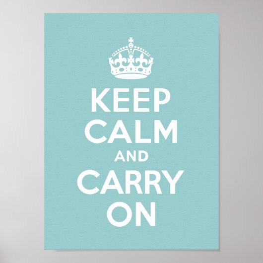Keep Calm and Carry On ポスター (正面)
