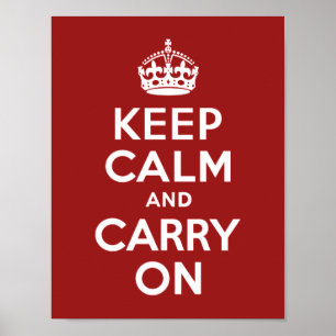 Keep Calm and Carry On ポスター