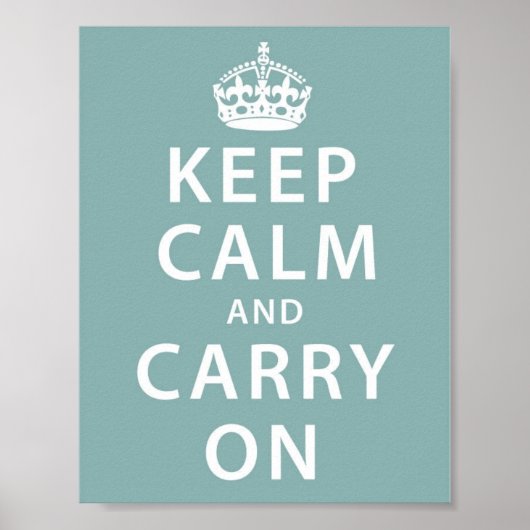 Keep Calm and Carry On ポスター (正面)