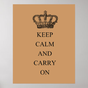 Keep Calm and Carry On ポスター