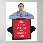 Keep Calm and Carry On ポスター (正面)