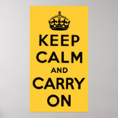 Keep Calm and Carry On ポスター (正面)