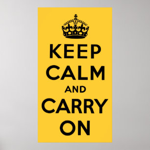 Keep Calm and Carry On ポスター