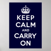 Keep Calm and Carry On ポスター (正面)