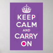 Keep Calm and Carry On ポスター (正面)