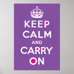 Keep Calm and Carry On ポスター
