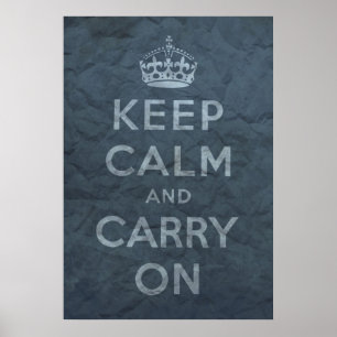 Keep Calm and Carry On ポスター