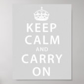 Keep Calm and Carry On ポスター (正面)