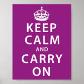 Keep Calm and Carry On ポスター (正面)