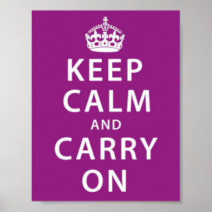 Keep Calm and Carry On ポスター