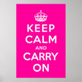 Keep Calm and Carry On ポスター (正面)