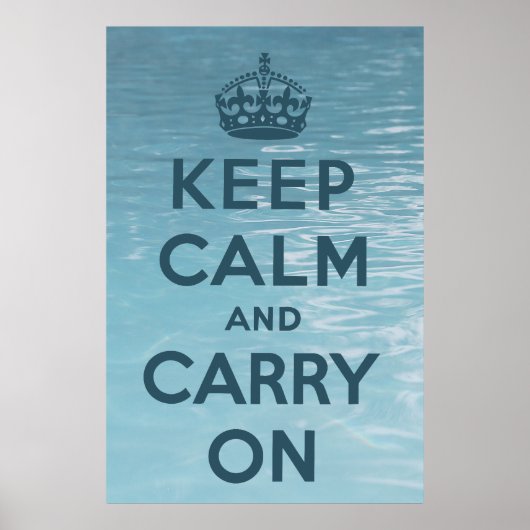 Keep Calm and Carry On ポスター (正面)