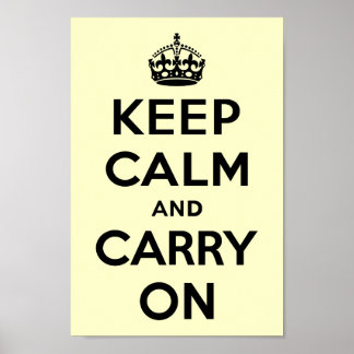 Keep Calm and Carry On ポスター