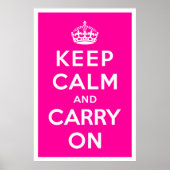 Keep Calm and Carry On ポスター (正面)