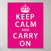 Keep Calm and Carry On ポスター (正面)