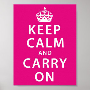 Keep Calm and Carry On ポスター