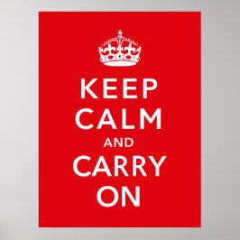 Keep Calm and Carry On ポスター