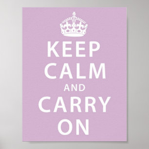 Keep Calm and Carry On ポスター