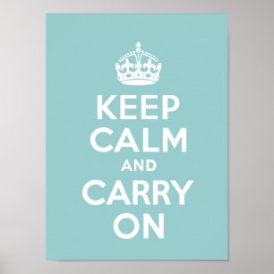 Keep Calm and Carry On ポスター
