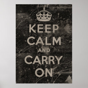 Keep Calm and Carry On ポスター