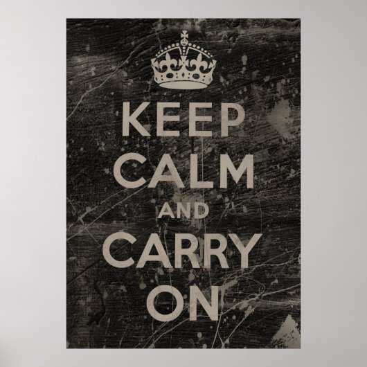 Keep Calm and Carry On ポスター (正面)