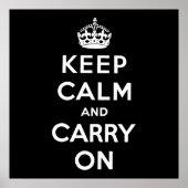 Keep Calm and Carry On ポスター (正面)