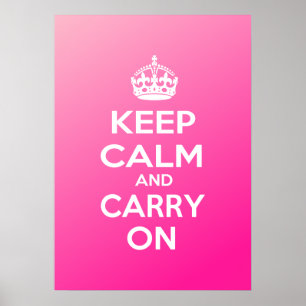 Keep Calm and Carry On ポスター