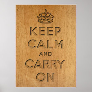 Keep Calm and Carry On ポスター