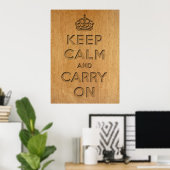 Keep Calm and Carry On ポスター (ホームオフィス)