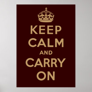 Keep Calm and Carry On ポスター