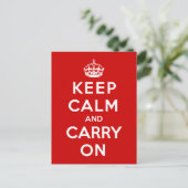 Keep Calm and Carry On ポストカード (スタンド正面)