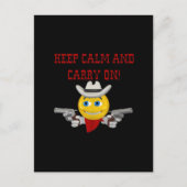 Keep Calm and Carry On ポストカード (正面)