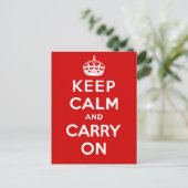 Keep Calm and Carry On ポストカード (スタンド正面)