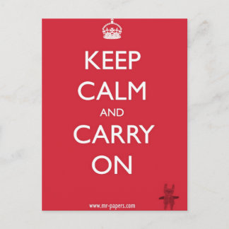 Keep Calm and Carry On ポストカード