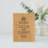 Keep Calm and Carry On ポストカード (スタンド正面)