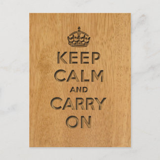Keep Calm and Carry On ポストカード