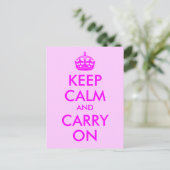 Keep Calm and Carry On ポストカード (スタンド正面)
