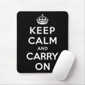 Keep Calm and Carry On マウスパッド (マウス)
