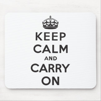 Keep Calm and Carry On マウスパッド