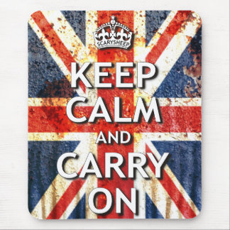 Keep Calm and Carry On マウスパッド