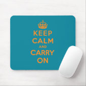 Keep Calm and Carry On マウスパッド (マウス)