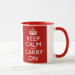 Keep Calm and Carry On マグカップ