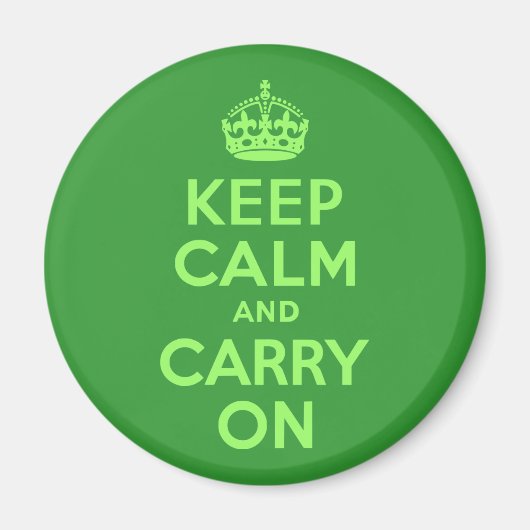 Keep Calm and Carry On マグネット (正面)