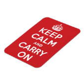Keep Calm and Carry On マグネット (左側)