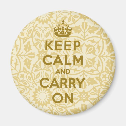 Keep Calm and Carry On マグネット (正面)