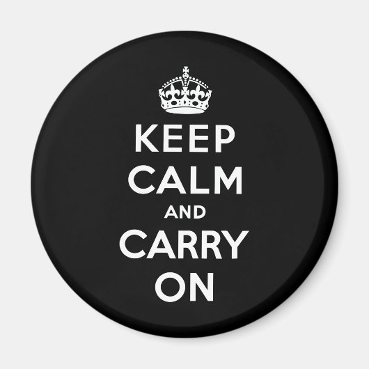 Keep Calm and Carry On マグネット (正面)
