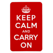 Keep Calm and Carry On マグネット (縦)